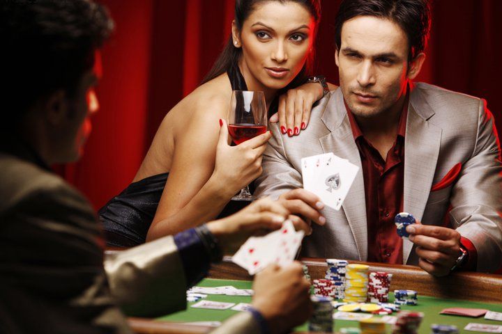Blackjack table interface on mobile phone with chip selector and hit-stand buttons